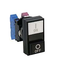 IDEC HW7D-011WB1 Operator HW Dual PB Op Mmntry Flsh/Flsh