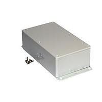 Hammond Manufacturing 1591EF2SGY ກອງປົກປ້ອງມີຂອງຢູ່ຂ້າງ ABS ມີຂອງຢູ່ຂ້າງລຸ່ມ 7.5x4.3x2.2" ສີເທົາ