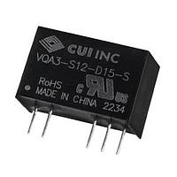 CUI Inc VQA3-SX12-D15-S ປະຕິເສດ 15 Vdc, 0.1 A, 3 W, ຊ່ວງຂາຍເຂົ້າ 9-15 Vdc