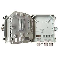 Bud Industries FBR-11608 ກະຕ່າການຈັດຈໍາໜ່າຍ Fiber-Optic Distribution Box, 12-Core (7.7 X 6.8 X 2 In)