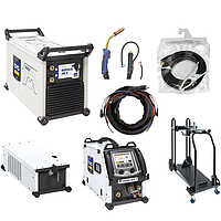 GYS PACK NEOPULSE 400 G W6 ຊຸດເຄື່ອງເຊື່ອມ MMA, TIG, MIG/MAG (3ph; 400V; 10-400A; 4m Torch steel)