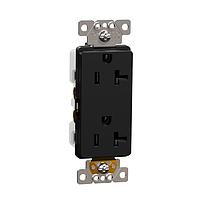 Square D SQR44201BK ປຸ່ມສອກກິດ TR 20A RECEPTACLE COMM BK