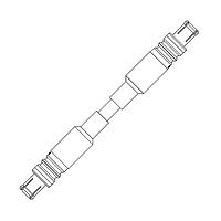 Molex 89761-6760 ການປະກອບສາຍ RF MCX STR MCX STR PLG 6"CBL ASSY RG316