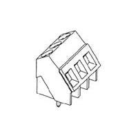 AMP Connectors - TE Connectivity 282848-2 ບລັອກຂໍ້ຕໍ່ຄົງທີ່ TERMI-BLOK ຕິດບົດ PCB 35 2P