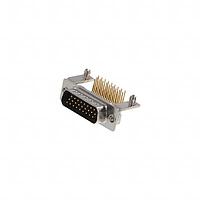 NorComp 781-M26-113R141 ຂໍ້ມູນສູງ D-Sub Connectors 26P HD MALE IP67 R/A 0.350" FP