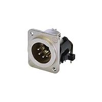 NEUTRIK NC5MDM3-H-BAG-1 ຕູ້ປະກອບ XLR Receptacle DM3 H-1 ຊຸດ 5 ໝຸດຜູ້ຍິງ - PCBH - ນິເກວ/ເງື່ອງເງິນ