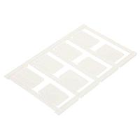 PHOENIX CONTACT 0825445 ແບບປ້າຍ, UniCard UC-EMP (27X18) ຂາວ