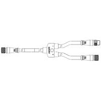 Molex 1200680341 ເສັ້ນສາຍເຊນເຊີ / ເສັ້ນສາຍອັກຕູເວດ MIC 4P SPLTR, E-STOP, SPCL .5M-.3M, ແດງ