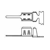 AMP Connectors - TE Connectivity 226854-1 ຕິດຕໍ່ TERMINAL PCB CRIMP