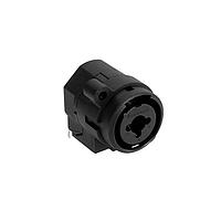 Amphenol Audio ACJC5HL BULK ຕົວເຊື່ອມ XLR 1/4" XLR Dual Chassis Mount CType Mono Horiz PCB Latchless Non-switchXLR Ground