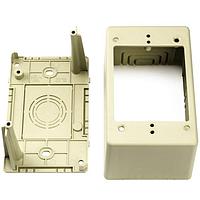 HellermannTyton TSRPI-JB3 ກ່ອງຕໍ່ສາຍແລະທາງຜ່ານສາຍ ກ່ອງຕໍ່ສາຍຫນຶ່ງຊຸດ, ລຶບ 2.77", PVC, ສີຄຳ, 1/ຊຸດ
