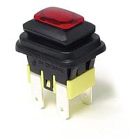 E-Switch PA4R1EC1100 ປຸ່ມກົດສະຫນອງ Off-(On) ສີດຳ