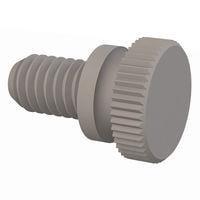 Essentra Components 0931218050T ກຸມສະກຣູບມີລູດ Knurled Thumb Screw, 5/16-18 Thread, 1/2 Lg