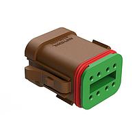 Amphenol SINE Systems AT06-08SD-SS01 ຕົວເຊື່ອມ 8P PLUG END CAP SEAL KEY POSITION D