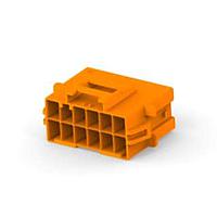AMP Connectors - TE Connectivity 8-2232264-6 ຮອງສະໜອງ Headers & Wire Housings PTL 2X6 CAP PANEL MT GLW WIRE KEY D ORA