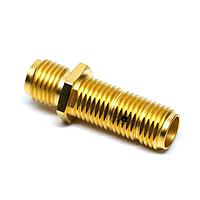 Radiall R125720000 ຕົວແປ RF - ໃນຊຸດ SMA / ຕົວແປ FEMALE-FEMALE BULKHEAD
