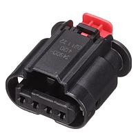 Molex 34900-4120 ກອງປົກ 1.2MM SLD ASSY RC PT 1X4 BLK KEYA/04