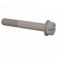 Essentra Components 32W37516250 ສະລອດເຮັກວ້າຊເຊີ Slotted Hex Washer Screw, 3/8-16 Thread, 2 1/2 Lg