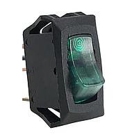 Carling Technologies LRA511-CB-B/012V ສະລັບສະຕິກ Rocker 1-ຂາ, ປິດ - ບໍ່ມີ - ເປີດ, 10A 30VDC ບໍ່ໄດ້ຮັບການປະເມີນ HP, ສະລັບສະຕິກ Rocker ແສງສະຫວ່າງ ສີຟ້າສະອາດ ມີ .250 Tab (Q.C.)