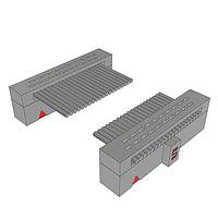 Samtec FFSD-10-D-14.00-01-N ປຸ່ມຕິດສອບ IDC ສາຍສະເພາະ .050" Low Profile Tiger Eye  ການປະກອບສາຍສະເພາະ IDC Ribbon Cable Assembly