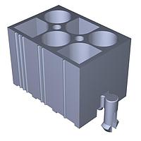 Molex 15-31-1026 ການປະກອບຫົວ 2P .093 PWR HDR