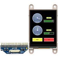 4D Systems gen4-uLCD-24D-PI ຊຸດຈໍ LCD ບໍ່ຕ້ອງສະເລີຍ 2.4" gen4 ສໍາລັບ Raspberry Pi ມີ gen4-uLCD-24D, 4D Serial Pi Adaptor + Cable