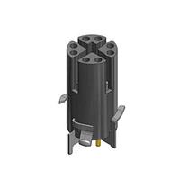 Amphenol CONEC 43-02362TR ອະໄພ M12 SMT 8 POS ຕົວຍືດພະຍາດ FEMALE ຮ່າງປ້ອງກັນ M12X1 SMT, X-CODED T&R - 75 ຊຸດ/ລົດ