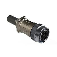 Amphenol SINE Systems AHDM06-18-06SN-C030-059 ຊຸດປລັກຕໍ່ຕ່າງ, ຂະໜາດເປັດ 18, 2 ຕຳແໜ່ງ, ປະຕູປະກອບ, ການປິດປ້ອງທົ່ວໄປ, ການດັບເກັບກວ້າງ, ກະແຈກັບຄອບສາຍສະໄຟຟ້າ