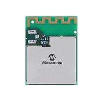 Microchip Technology WBZ450PE-I ໂມດູນວາຍເລດທີ່ຜ່ານການຮັບຮອງ RF ຮວມລວມ Bluetooth Low Energy/Zigbee ພ້ອມອະນເທນາ PCB