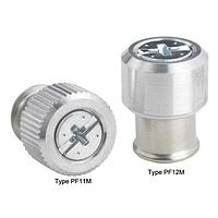 PEM PF12M-M3-0BL ອຸປະກອນຕິດຕັ້ງ PF12 W/MATHREAD, ຄ້າງເຫຼັ້ງດຳ