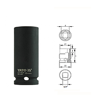 Yato YT-1038 Hexagonal deep impact socket 1/2" (18mm)