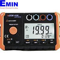 VICTOR 4106 ເຄື່ອງທົດສອບຄວາມຕ້ານທານໂລກ (20Ω-20KΩ)