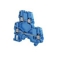 Entrelec - TE Connectivity ZS4-D2-BL ບລັອກຂໍ້ຕໍ່ຜ່ານ Feed Through Terminal Block Aut SNK Screw