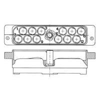 Raychem - TE Connectivity 1604798-4 ຕູ້ແລະການເຊື່ອມຕໍ່ພານເນວ ASY,RCPT,PWB MT,12 POS