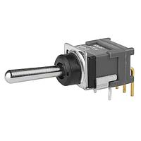 NKK Switches B15AH ສະລັບສະຕິກ SPDT .394 BAT RT ANGLE