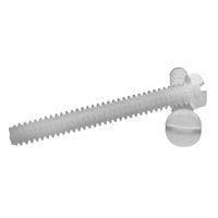 Essentra Components 010256F050 ກຸ່ມສະກຣູວລະບົບ Fillister Slottted, ກະດູກ #2-56, ຄວາມຍາວ 1/2