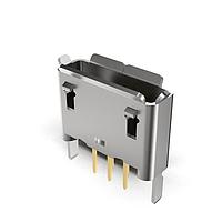 GCT (Global Connector Technology) USB3106-30-0230-A ຂໍ້ມູນການເຊື່ອມ Micro USB Type AB Micro A/B Skt, ຕັ້ງຕົ້ນ, TH, 30u", ມີກັບປົກ 2.3mm, T&R