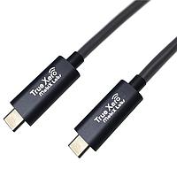 Mobix Labs 299USH31CCMM003MCU07 ເຄື່ອງສາຍ USB USB 3.2 10G C/C Male/Male AOC, ສົດກຳລັງງານ 60W