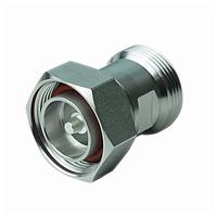 Amphenol RF 272292 ຕົວແປ RF - ໃນຊຸດ 7/16 PLG ເປັນ 7/16 JK Adapter, Low PIM