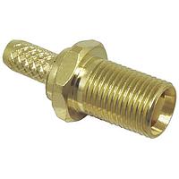 Linx Technologies - TE Connectivity CONMCX005 ຕົວເຊື່ອມ MCX Fml Bulkhd ຕິດຕັ້ງຫຼັງ Crimp, RG-174