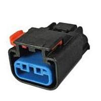 Aptiv 13576040 ຕົວເຊື່ອມຕໍ່ລົດຍນຕິກ 3 ທາງ ຜູ້ຍິງ APEX 2.8 ບໍ່ມີຝາ ສີດຳ CONN