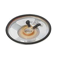 Same Sky (formerly CUI Devices) GF0666M ລະເບີງສຽງໄຟຟ້າອິເລັກໂຕຣແມກເຕິກ, 66 mm ສີ່ແຫ່ງ, 19.5 mm ລຶບລຶບ, PET, ferrite, 500 mW, 8 Ω, 420 Hz, solder eyelets