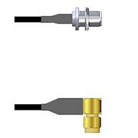 Amphenol Custom Cable Q-26039000M048i ສາຍສັນຍານ RF N-SJB/SMA-RP LMR24 48I