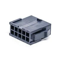 Molex 46999-0297 ກອງປະກອບປະກັນ Plug Housing 10CKT MINI FIT JR HOUSING BLACK