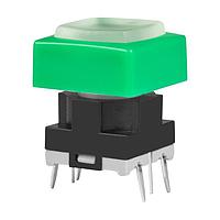 NKK Switches JB15HBPF-BF ສະຫນອງສະຫນອງສະຫນອງສະຫນອງສະຫນອງ OFF-(ON) HI FRCE GRN LED WHT BTN GRN FRM