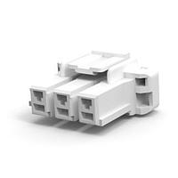 AMP Connectors - TE Connectivity 1376389-5 ຮອງສະໜອງສາຍແລະຮອງສາຍ 5MM POWER KEY 3P PLUG HSG NUT