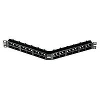 Panduit CPA48HDBL ລູກຖັງແລະຕູ້ລູກຖັງ Patch Panel MiniCom 48-Port High Dens