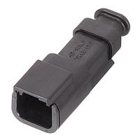 Amphenol SINE Systems ATM04-2P-SR01BK ຕົວເຊື່ອມຕໍ່ 2 ທາງ ປະຕູຮັບ, ຜູ້ຍິງ, ມີຝາປົກກັນການດຶງ, ຕົວເຄື່ອງສີດໍາ