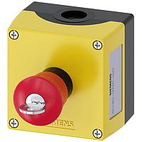 SIEMENS 3SU18010NN002AA2 ກອງປຸ່ມກົດພາສຕິກ. 1 ຈຸດຄວບຄຸມ