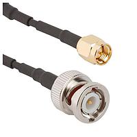 Amphenol RF 095-850-249M300 ສາຍສະບັບ RF BNC Str Pl ໄປຫາ SMA St G-174 50 Ohm 3 ແມັດ
